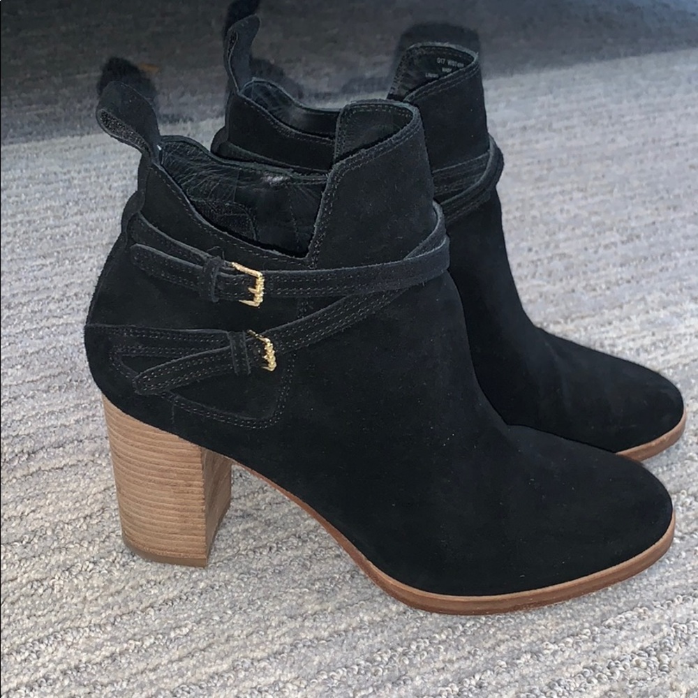 Cole Haan Black suede booties